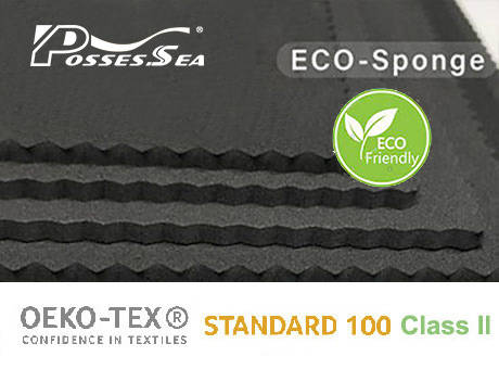 ECO-SBR06 Eco-Friendly Neoprene Sponge / Limestone Based Rubber Sponge